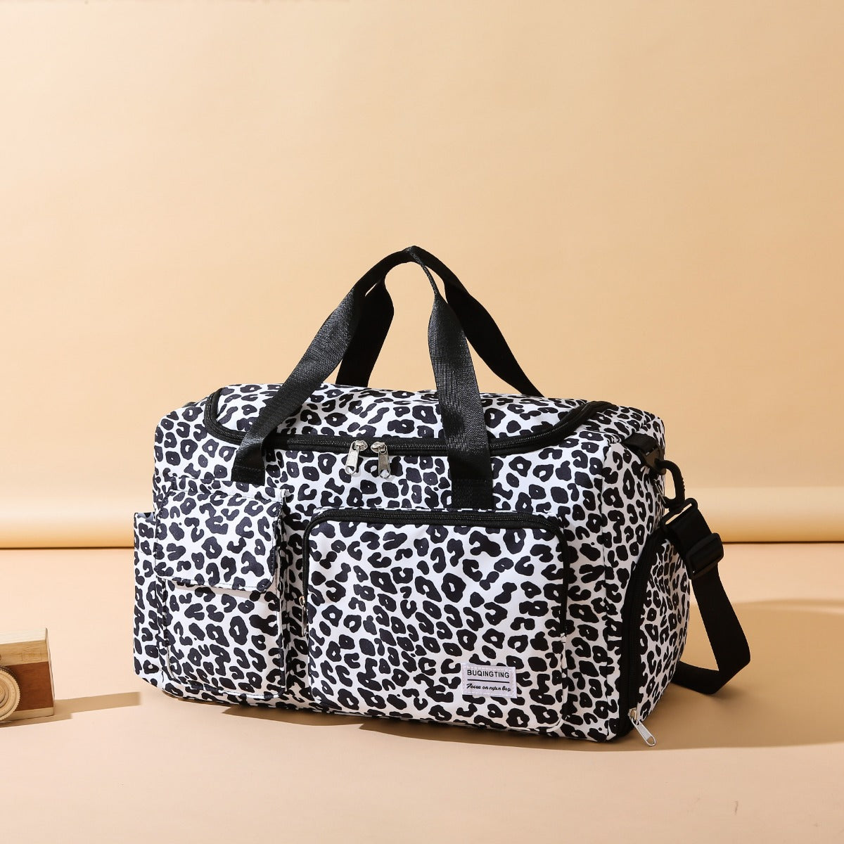 Oxford Cloth Animal Print Travel Bag