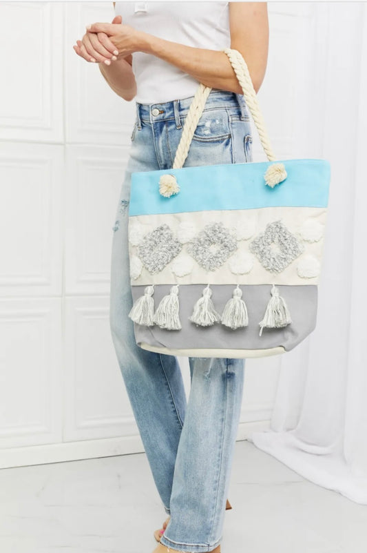 Justin Taylor In The Sand Tassel Tote Bag