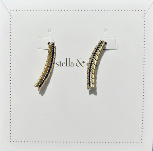 Stella & Dot Gilded Path Ear Climbers