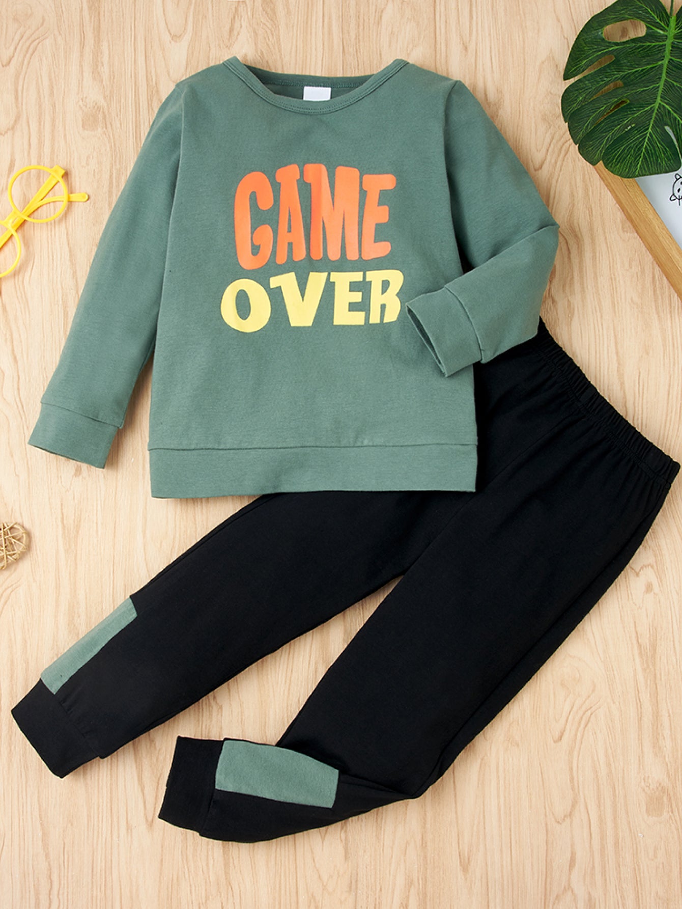 Kids GAME OVER Tee and Joggers Set