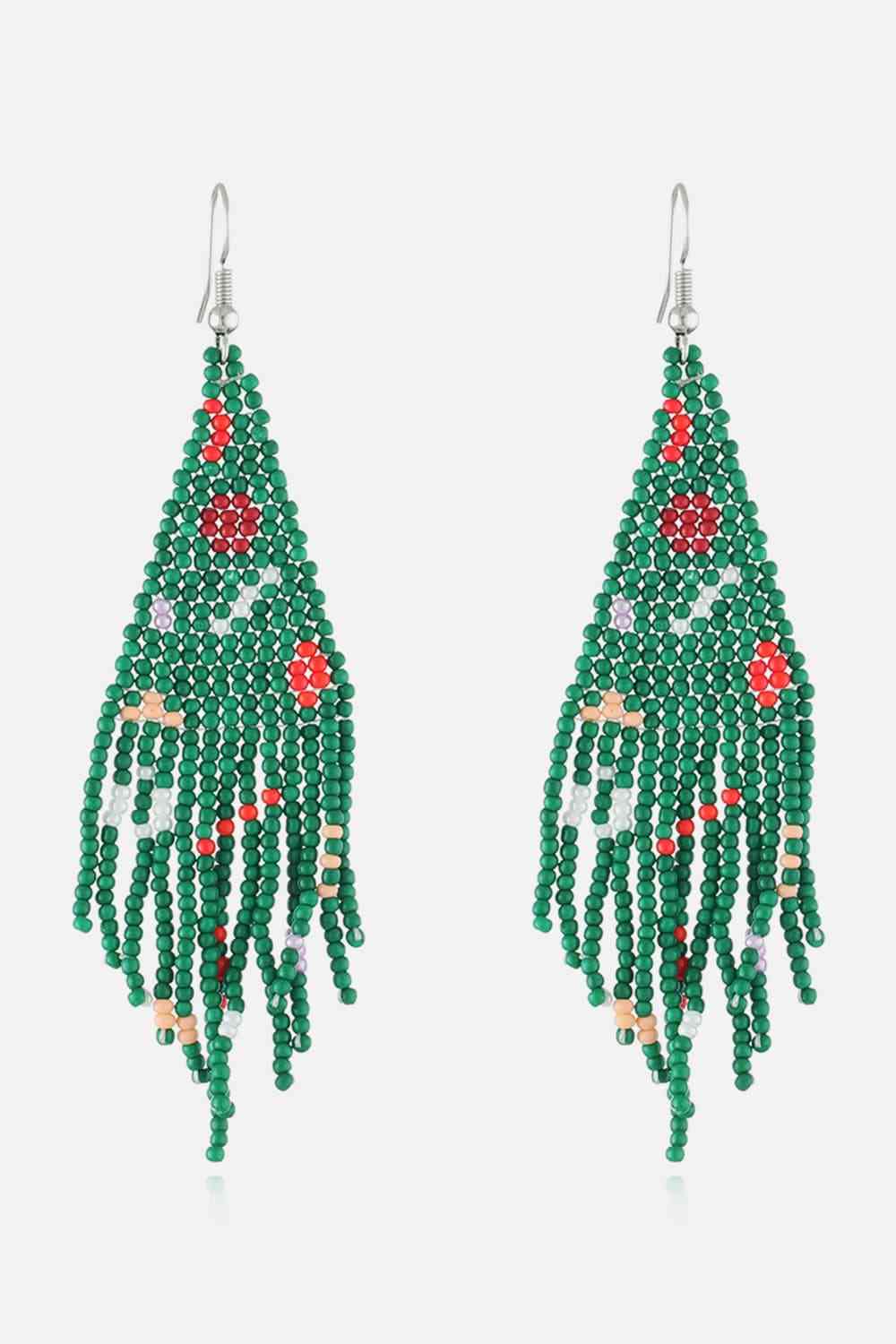 Christmas Beaded Earrings