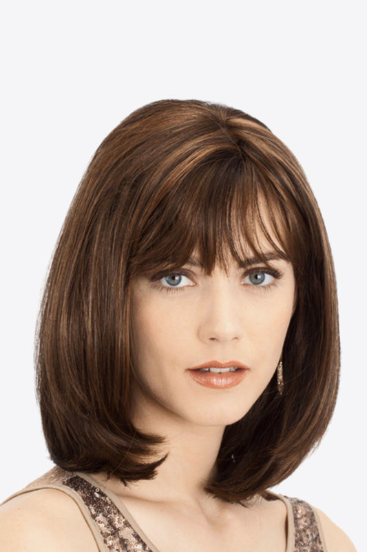 Full Machine Made Short Wave Hair Wigs 10''