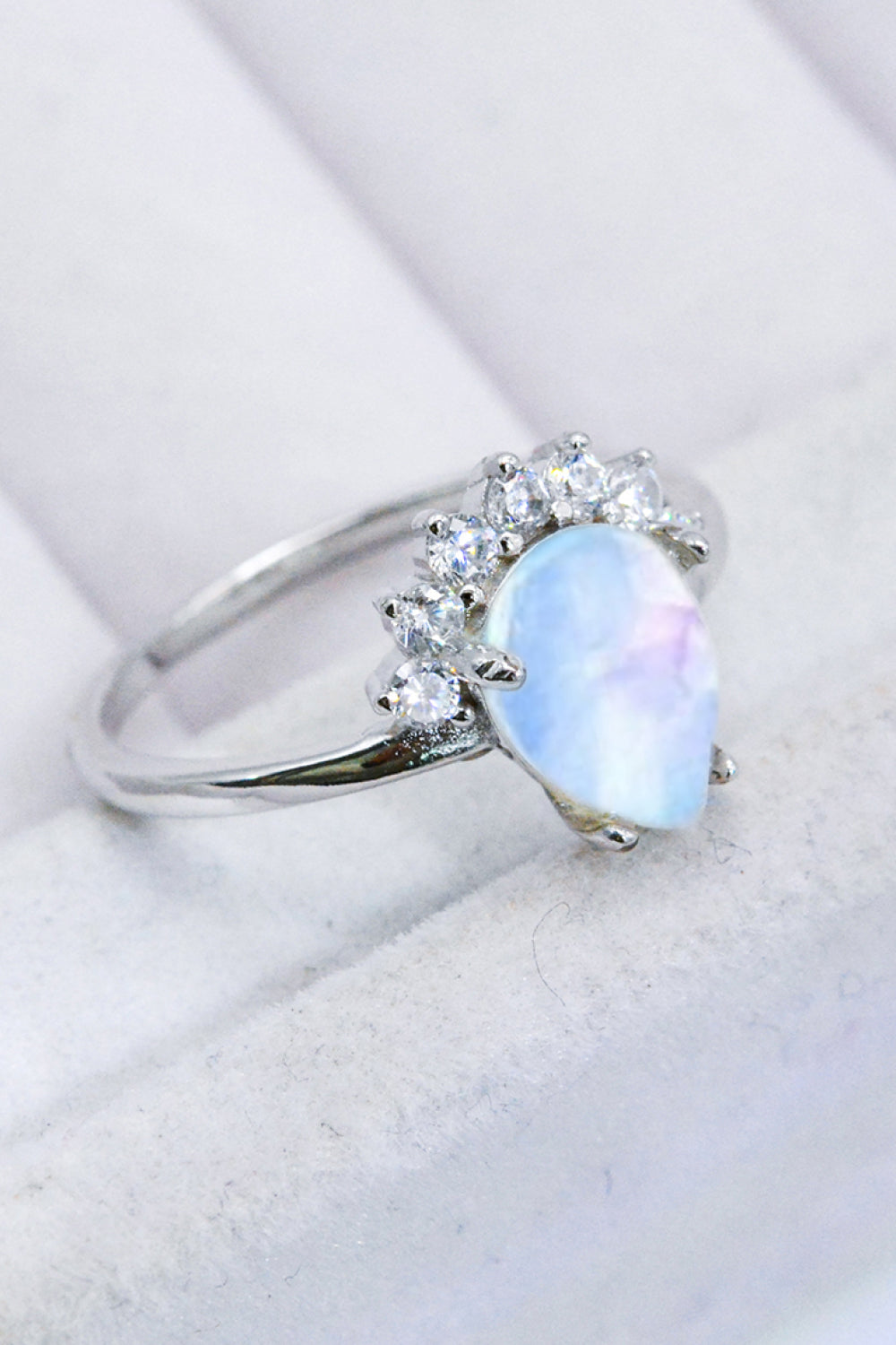 925 Sterling Silver Moonstone Ring