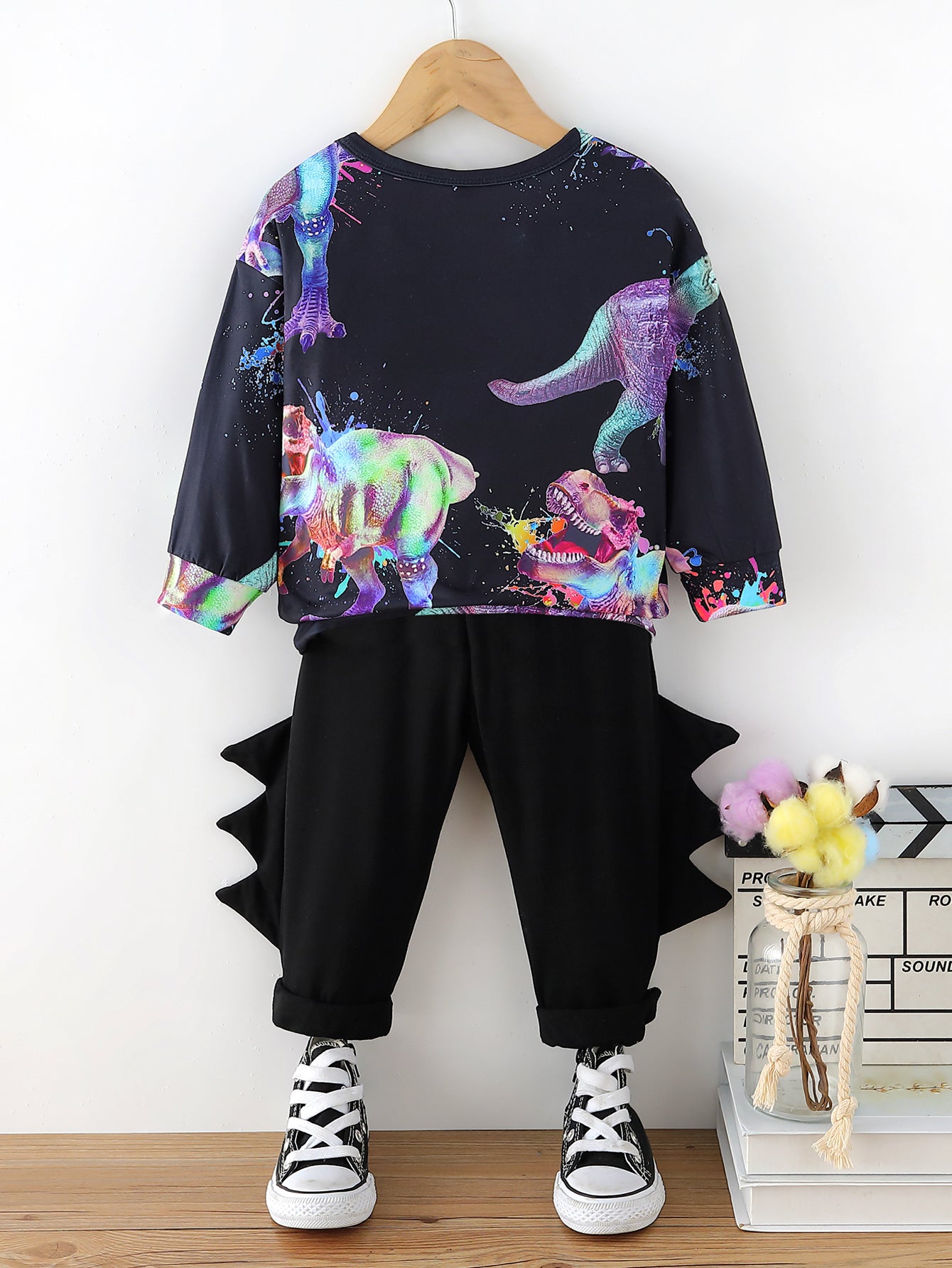 Kids Dinosaur Sweatshirt and Pants Set