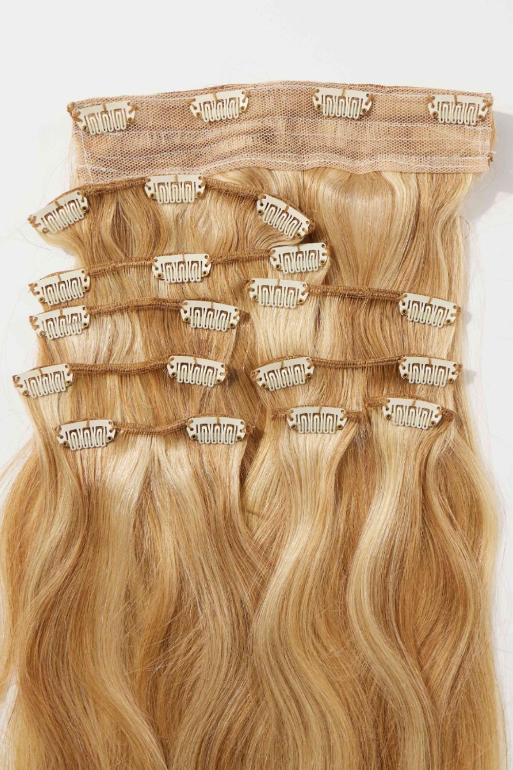 18" 200 #613 straight Clip-in Hair Extensions Human Hair