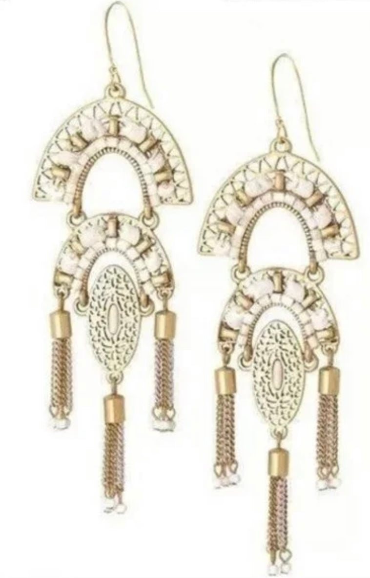 Stella & Dot Mirage Chandelier Earrings