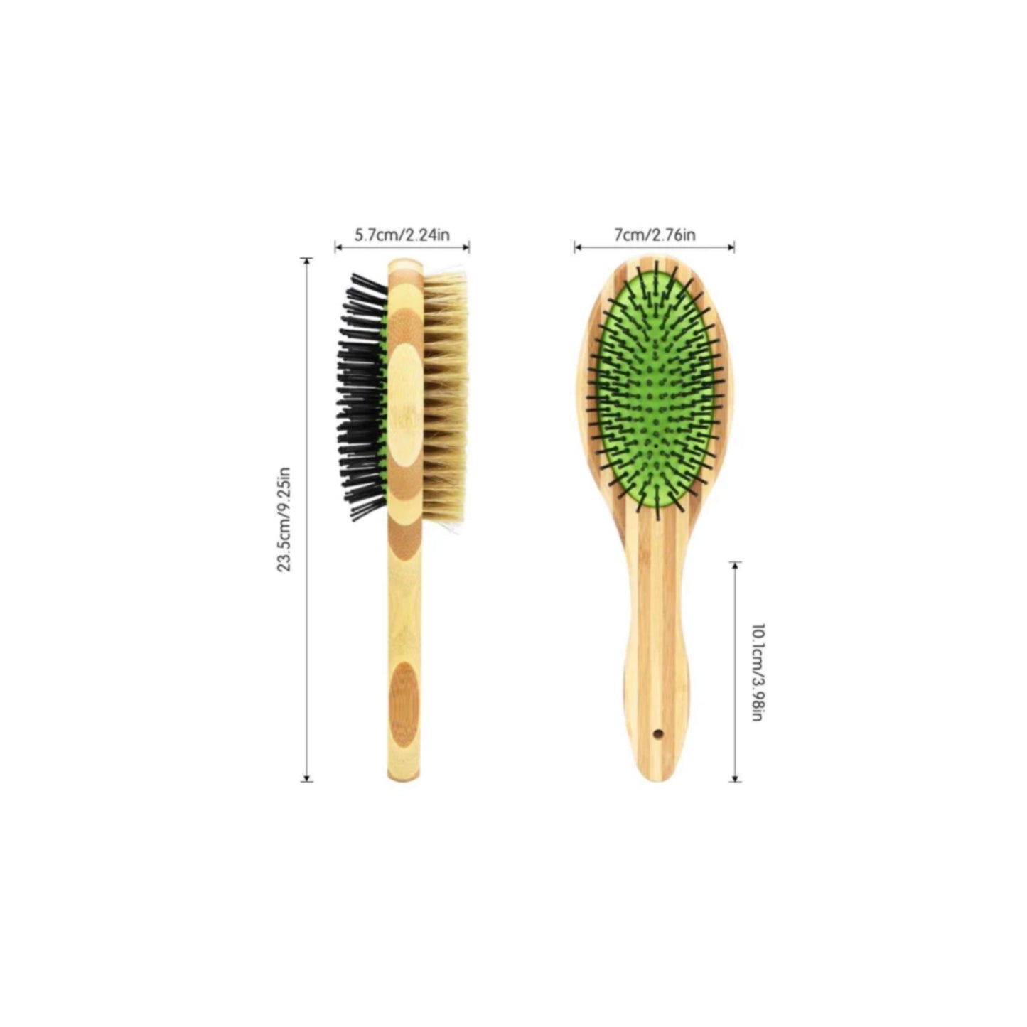 Dual Sided Dog Bamboo Grooming Brush