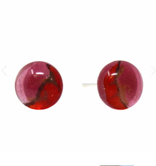 Red Calypso Earrings